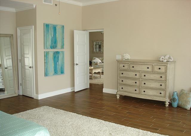 Looking into living area