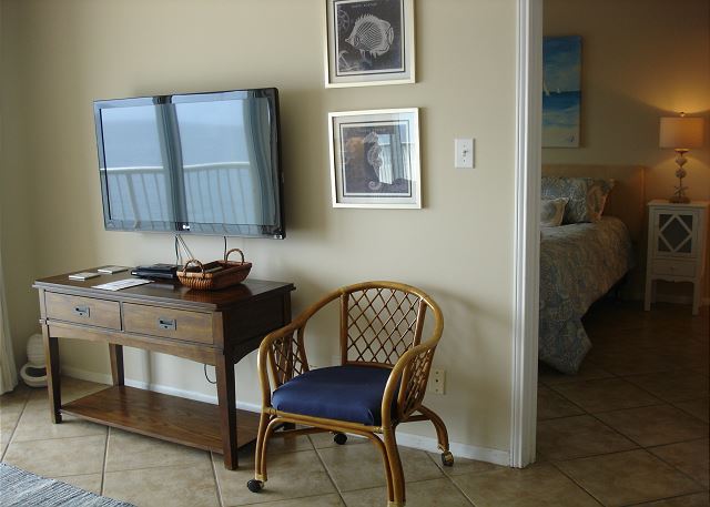 Flatscreen in living area