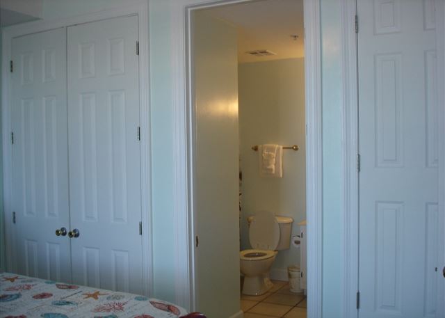 Adjoining guest bathroom