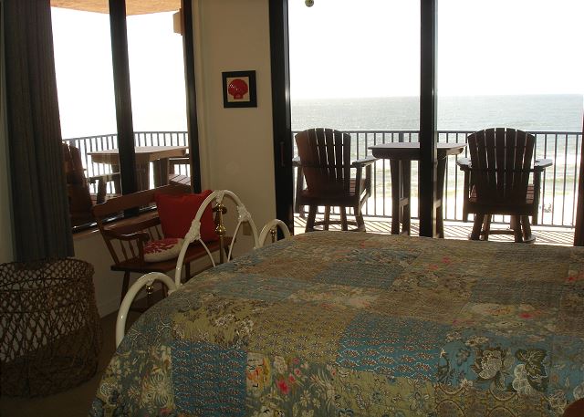 Doors to balcony