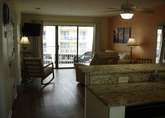 Entrance into the unit