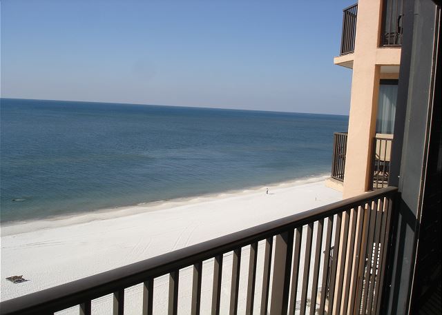West view from the balcony