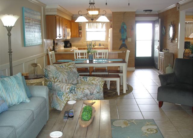Looking from balcony to inside unit
