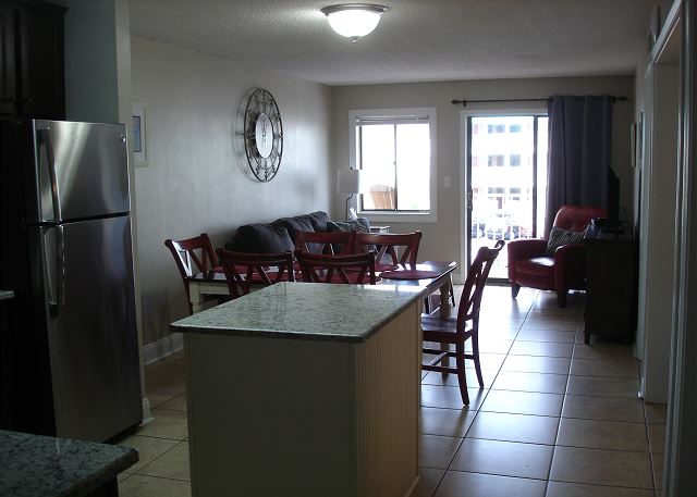 Entrance into the unit