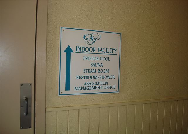 Entrance to the indoor facility