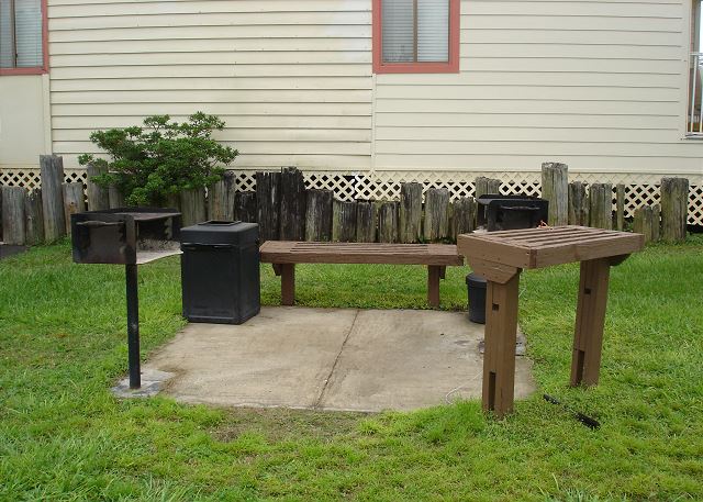 Grill area for guest use
