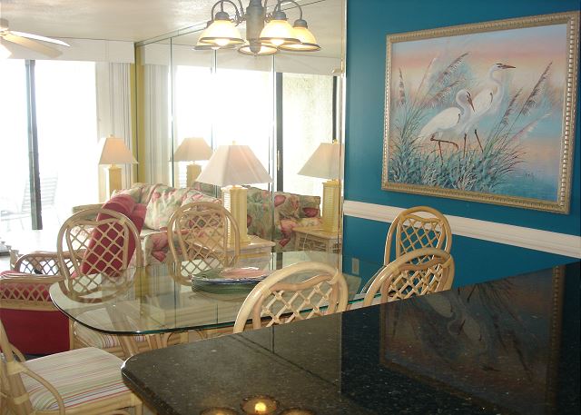 Dining and living area