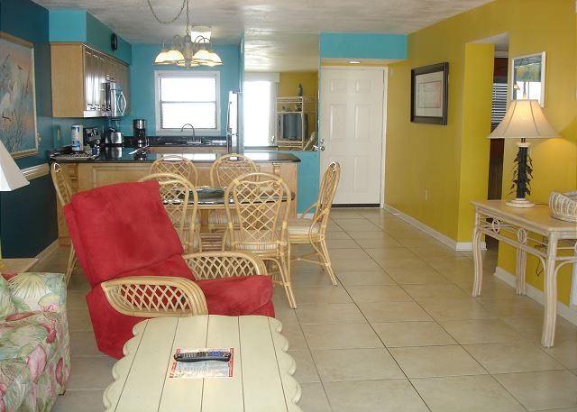 Looking toward the front door