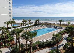 Pool view from the balcony-Descriptive