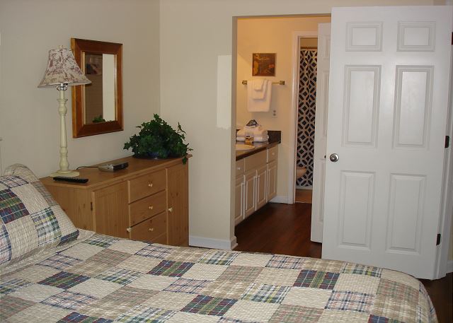 Looking into adjoining bath