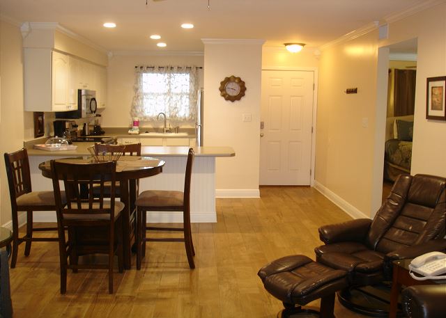 Looking toward the front door
