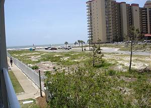 View from the balcony-Descriptive