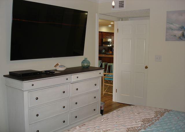Looking into living room