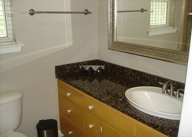 Vanity in shared bathroom