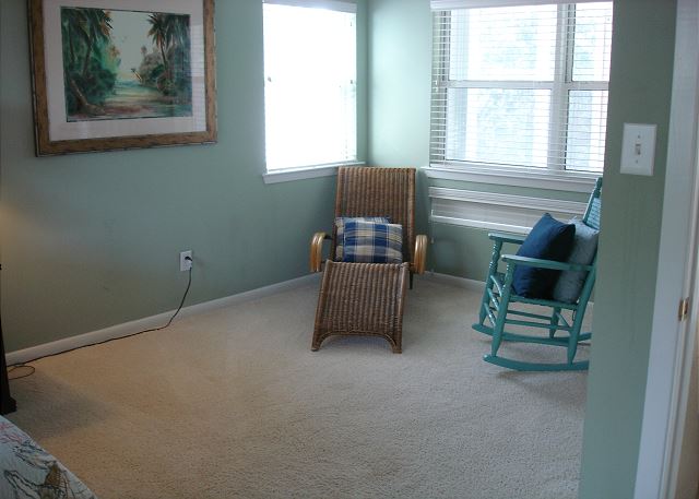 Sitting area in the master