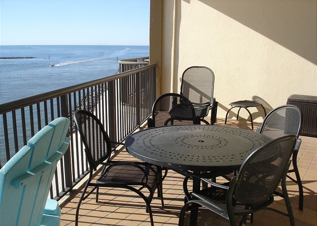View toward the gulf
