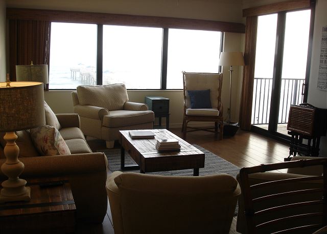 View toward the beach
