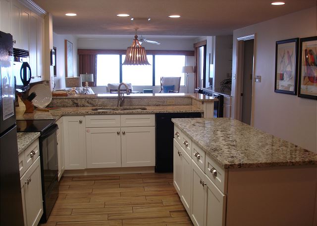 Enter into the kitchen
