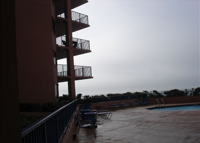 West corner of east building balconies