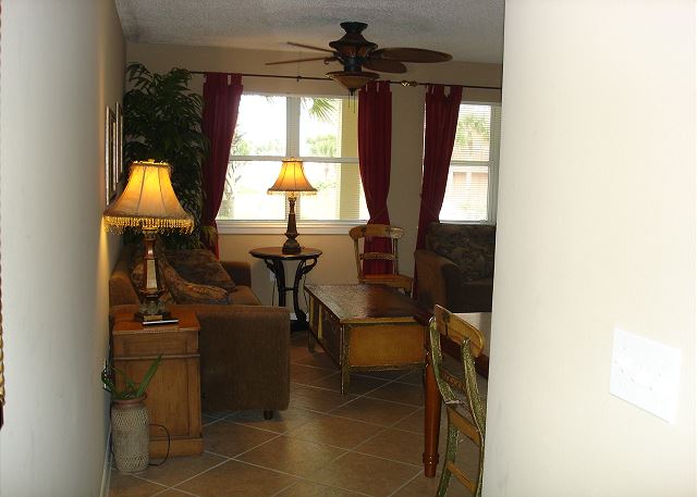 Hallway to living area