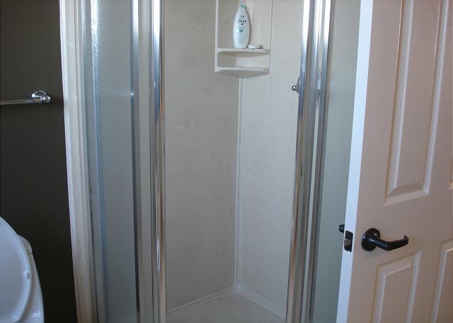 Master shower