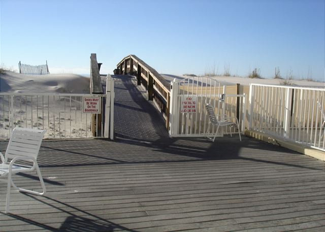 Walkway to the beach