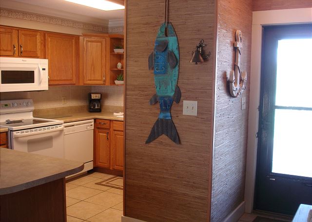 Entrance into the unit