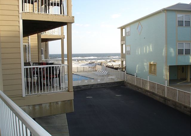 View of the gulf from the balcony