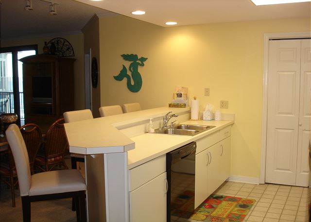 Entrance into kitchen