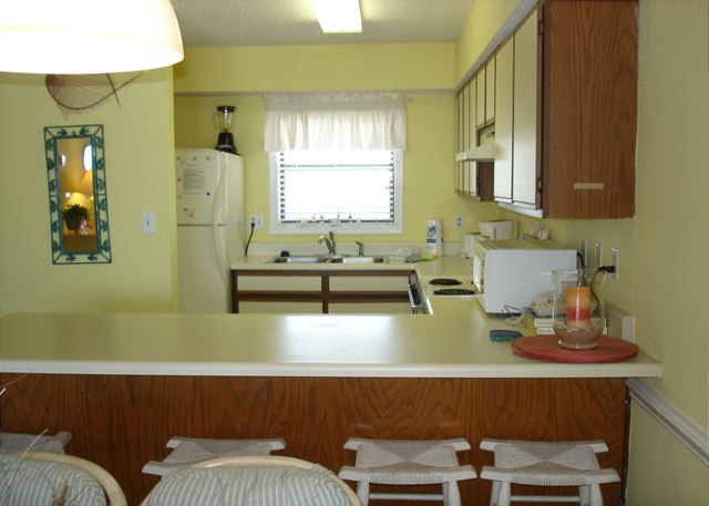 Into the kitchen