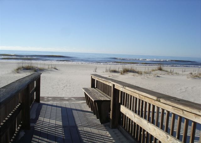 Gulf view from the boardwalk