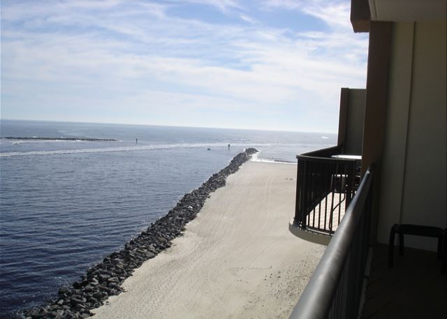 View toward the gulf
