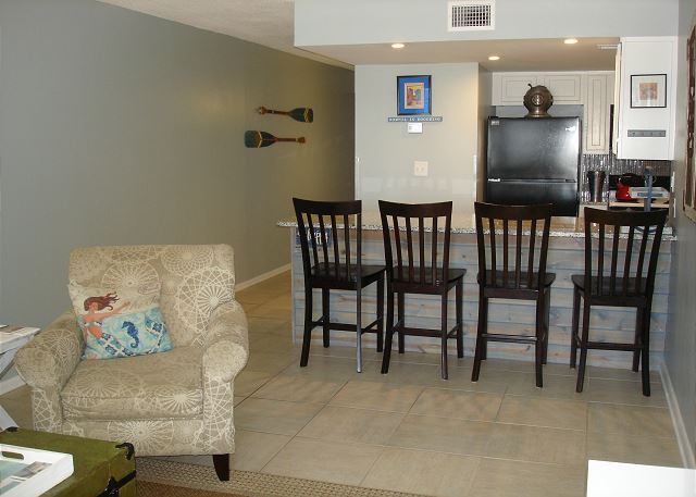 Looking toward the kitchen