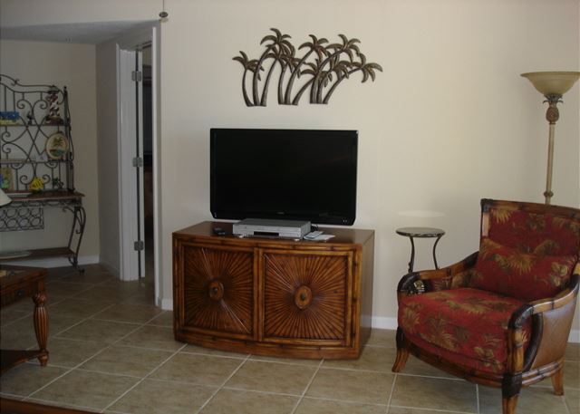 Flat screen living area