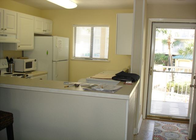 Kitchen and entry way