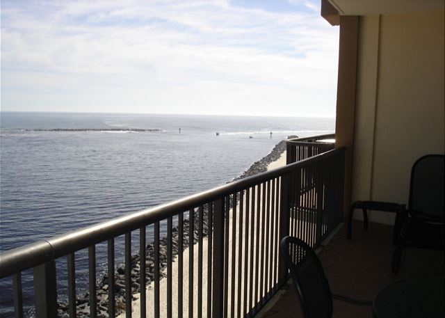 View toward the gulf