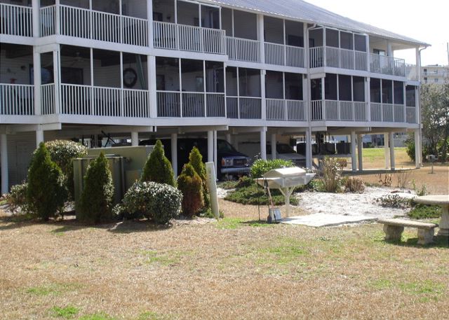 Back of the building