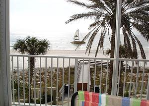3rd floor unit looking forward the gulf-Descriptive
