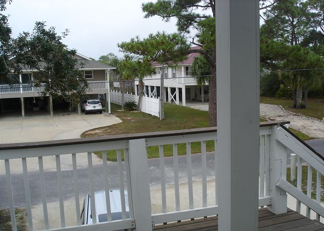 View from the front steps