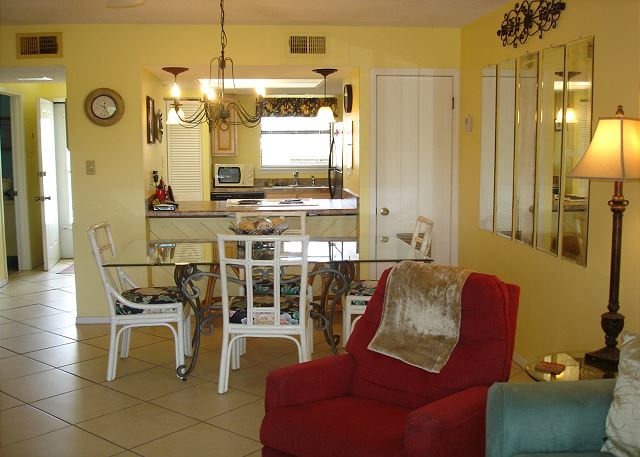 Looking into unit from porch