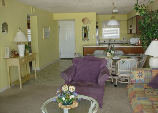 Looking back to entry way