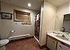 Bathroom with step in shower