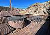 Private hot tub overlooking the Taylor River