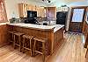 Kitchen with breakfast bar