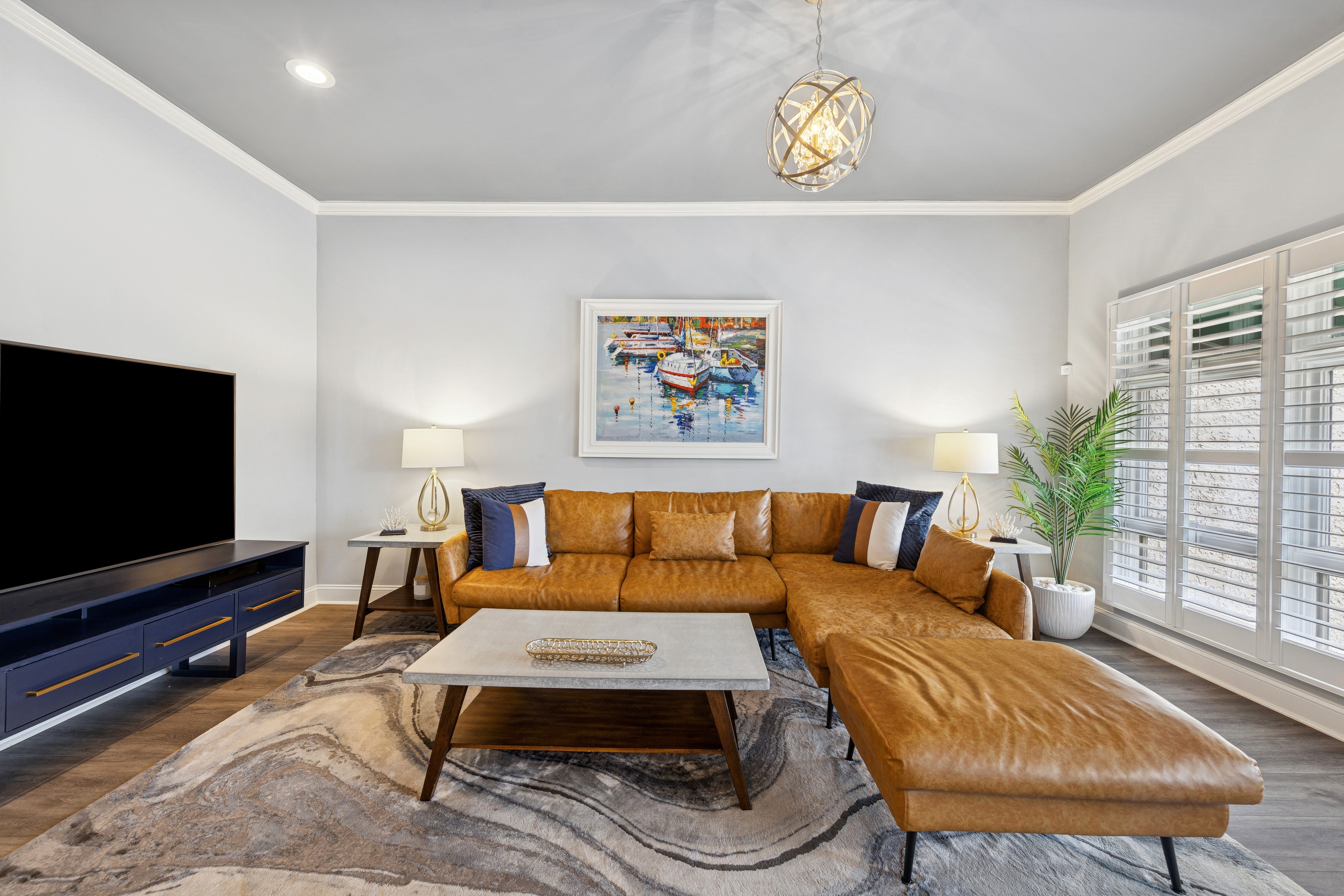 Bright Scandinavian Style Living Room