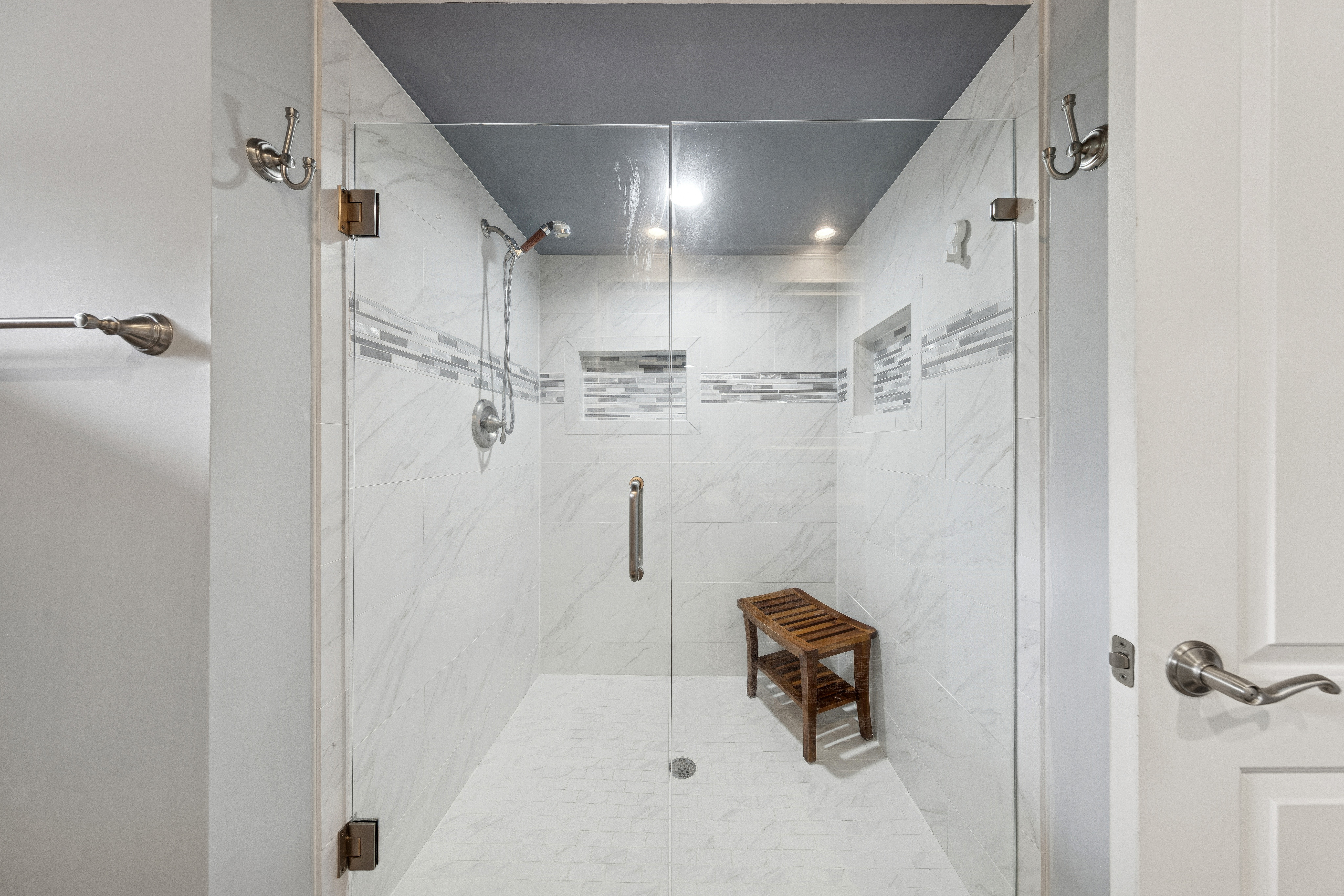 Sleek Walk-In Shower