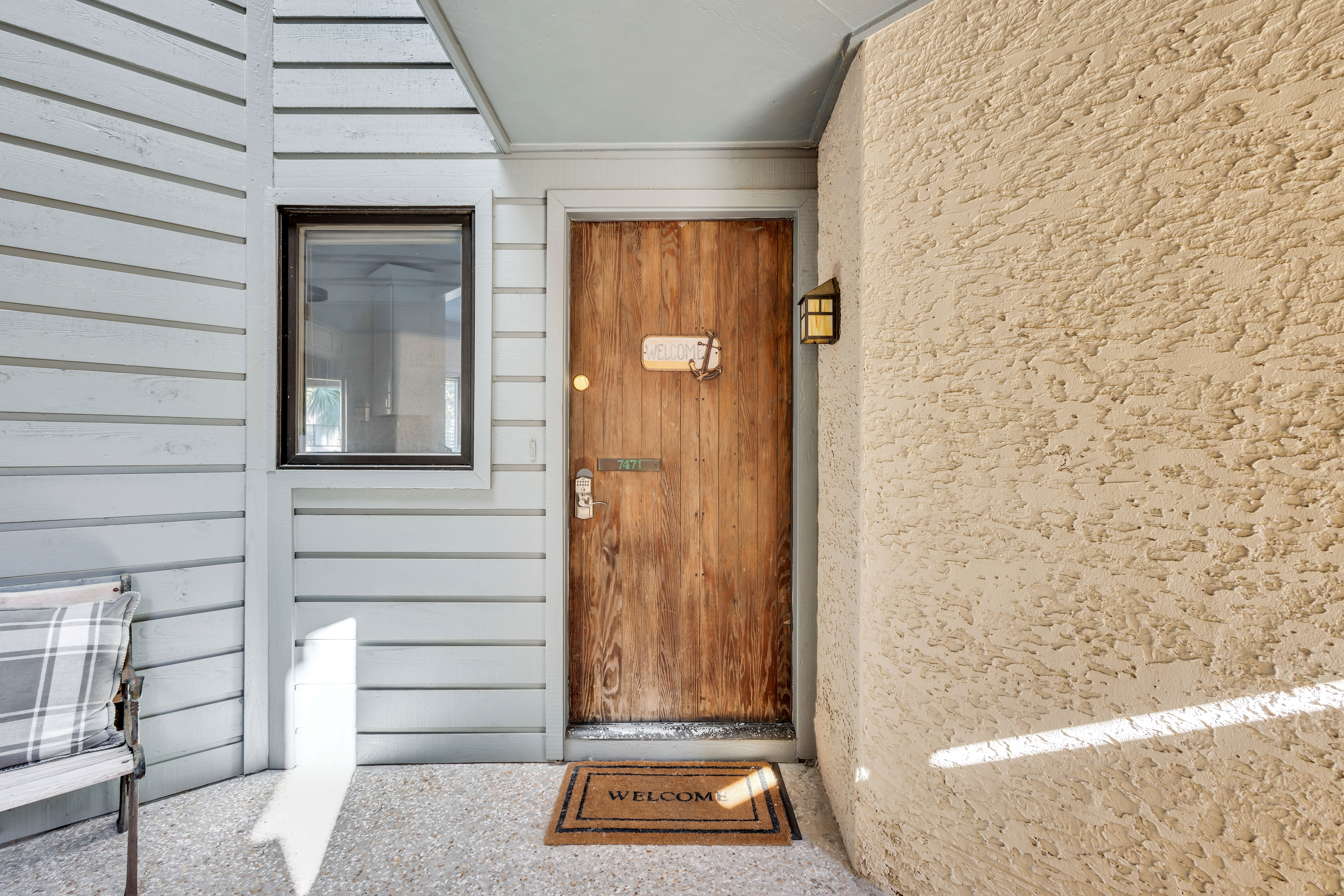 Front Door View - Welcome to Your Coastal Retreat