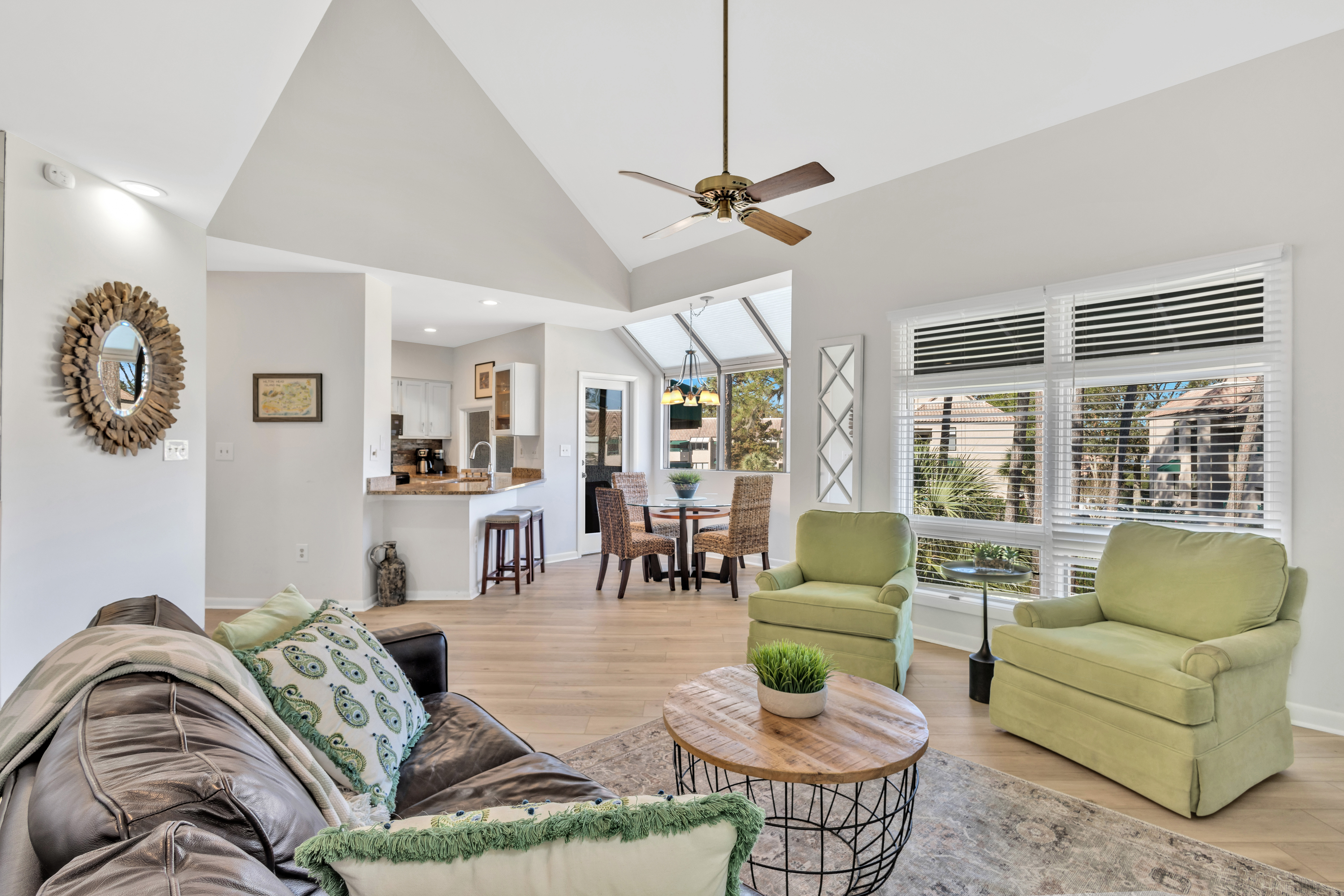 Naturally Lit Lounge for the Sun-Lovers