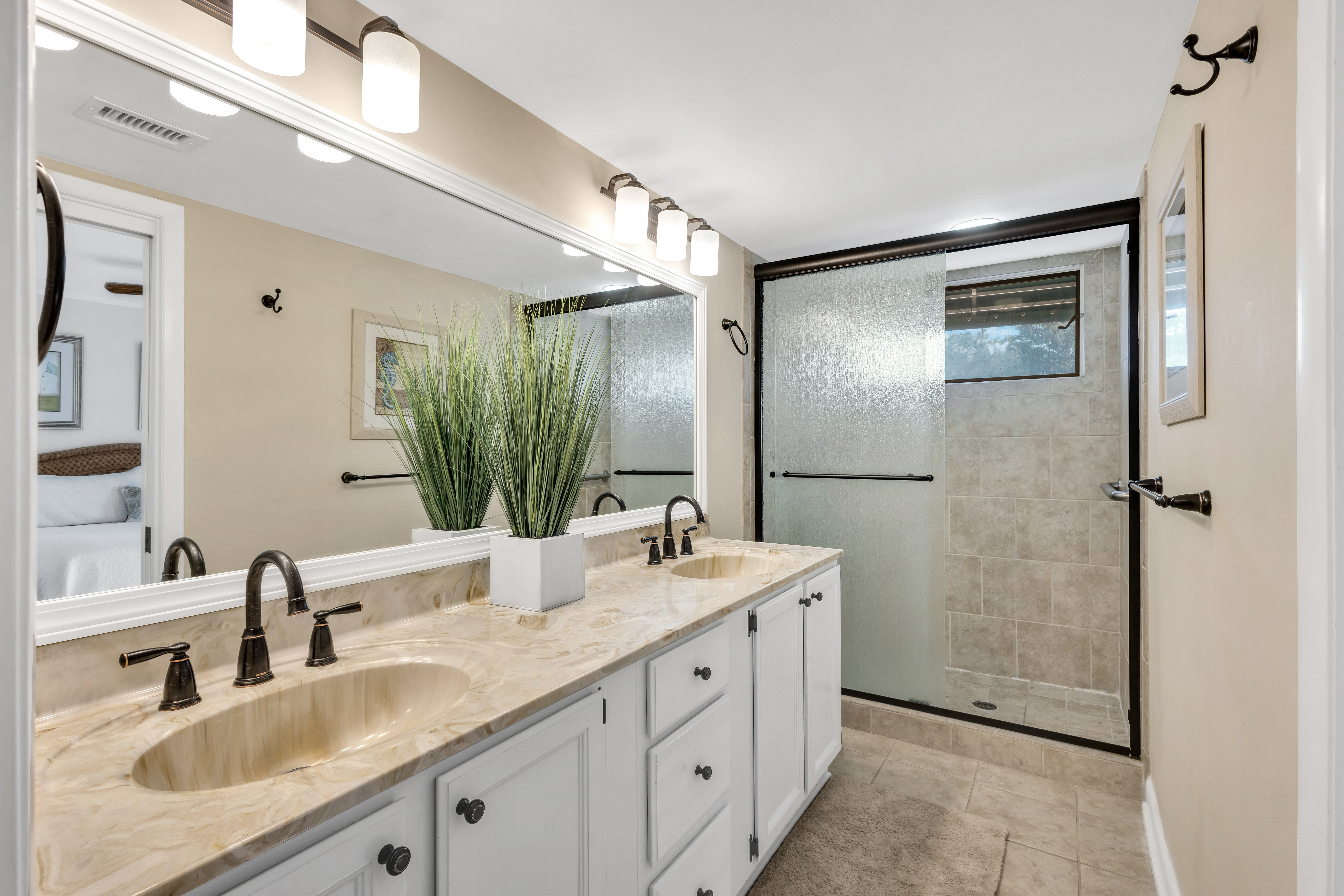 Large Vanity for Two 