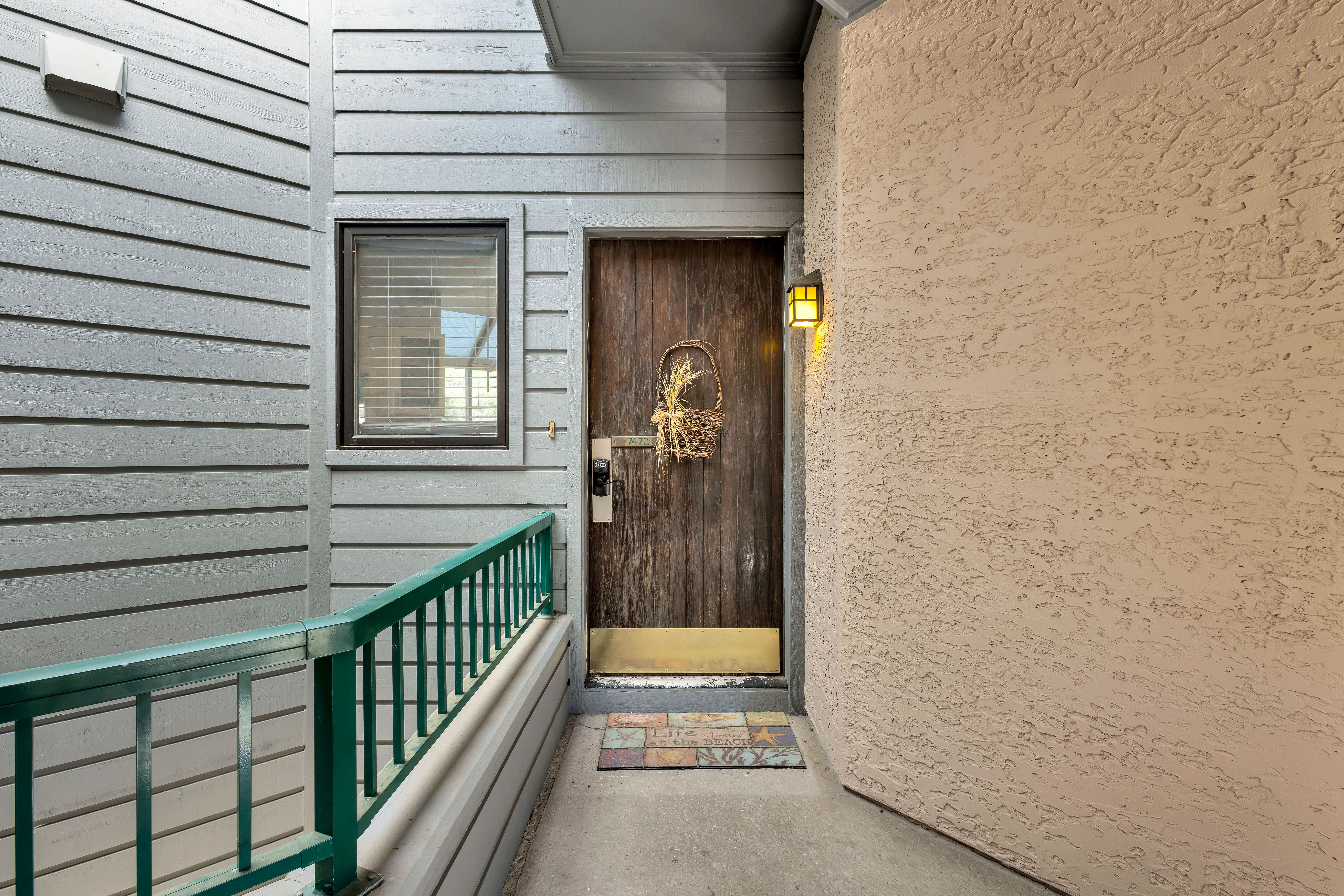 Exterior Front Door View - Welcome to Your Hilton Head Vacation